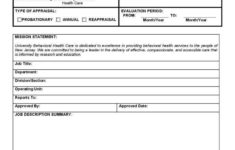 10 Free Appraisal Template Samples Examples Formats