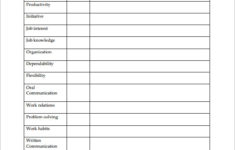 10 Staff Evaluation Samples Sample Templates