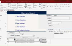 10 Stunning Microsoft Access Employee Database Template