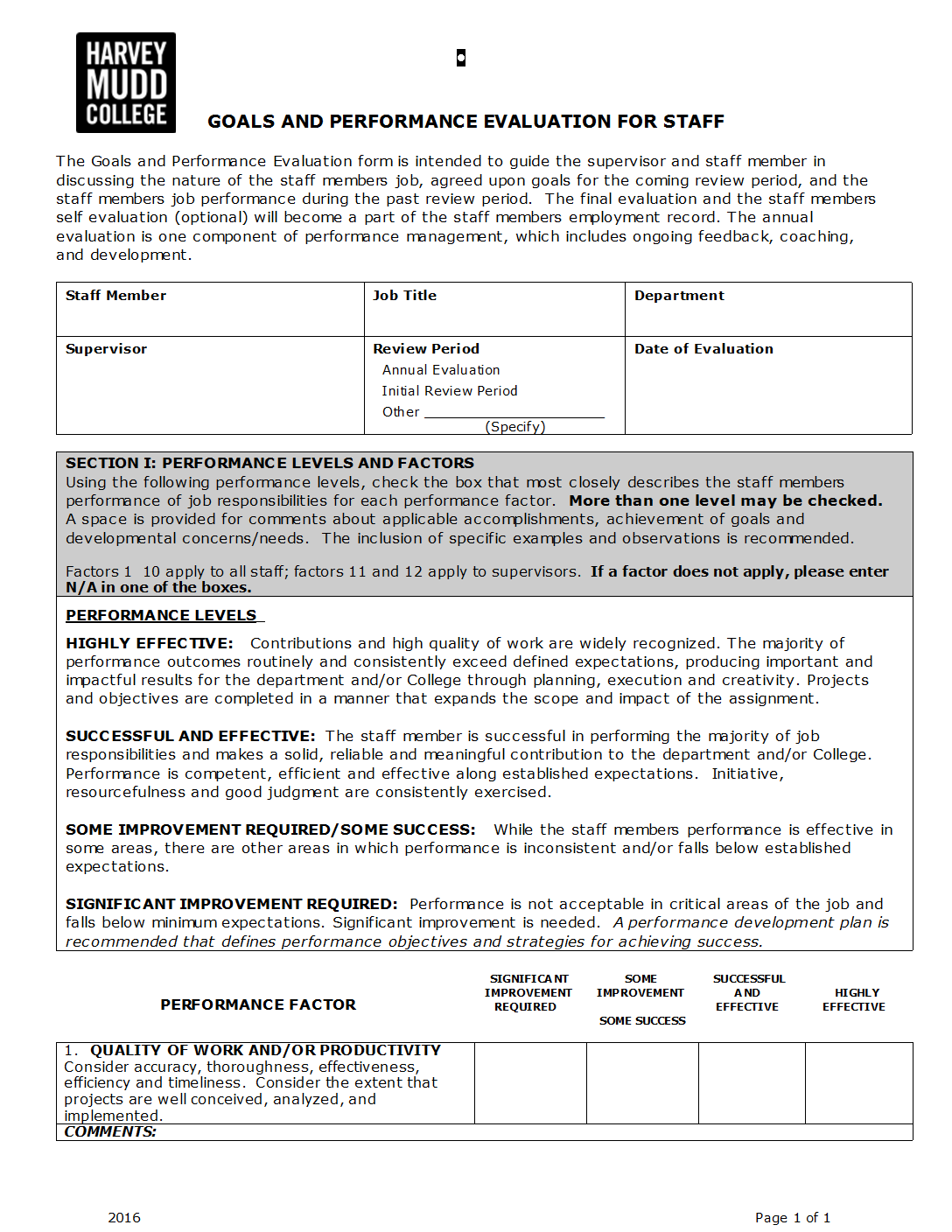 10 Useful Performance Evaluation Forms Examples Samples 