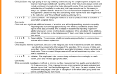 11 12 Completed Performance Review Examples