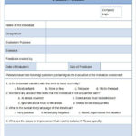 11 Sample HR Evaluation Forms Examples Word PDF PSD