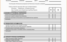 12 Employee Evaluation Template Radaircars