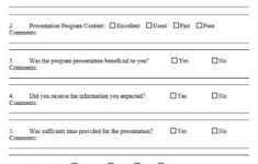 17 Event Evaluation Form Templates In PDF DOC Free