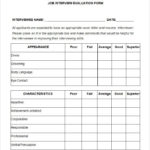 17 FREE Sample HR Evaluation Forms Examples Word PDF