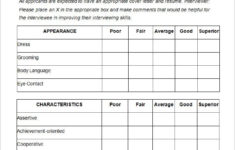 17 FREE Sample HR Evaluation Forms Examples Word PDF