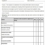 17 FREE Sample HR Evaluation Forms Examples Word PDF