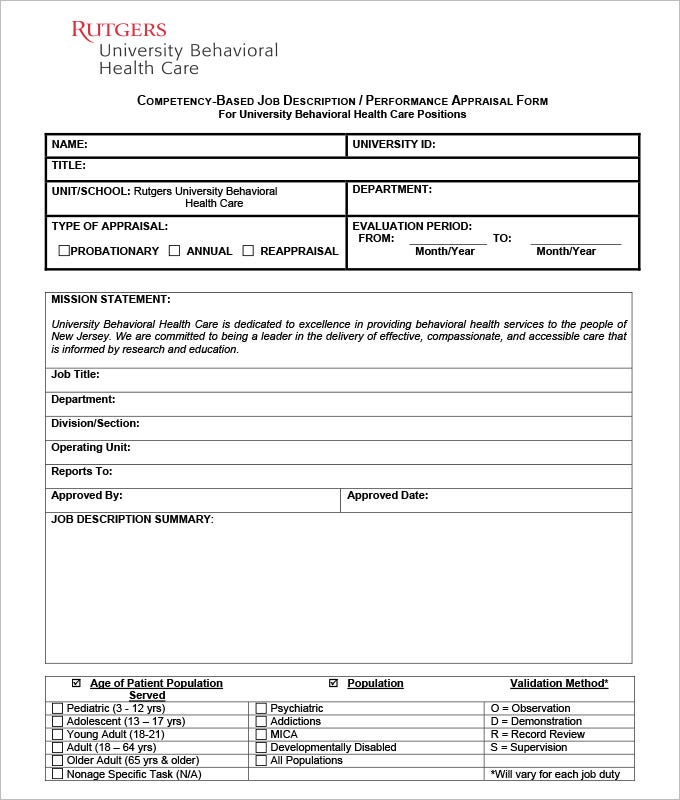 18 FREE Sample HR Appraisal Forms PDF DOC Free 