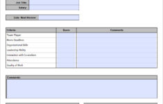 26 Employee Performance Review Templates Free Word Excel