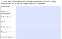 26 Employee Performance Review Templates Free Word Excel
