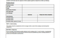 3 Months Probation Review Sample