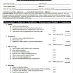 31 Employee Evaluation Form Templates Free Word Excel