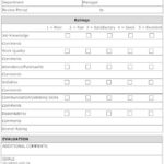 31 Employee Evaluation Form Templates Free Word Excel