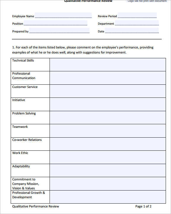 31 Employee Evaluation Form Templates Free Word Excel 