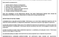 46 Employee Evaluation Forms Performance Review Examples