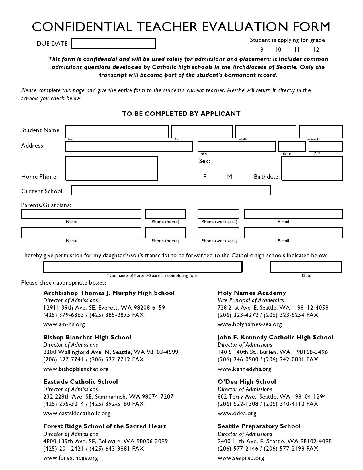 50 Printable Teacher Evaluation Forms Free TemplateLab