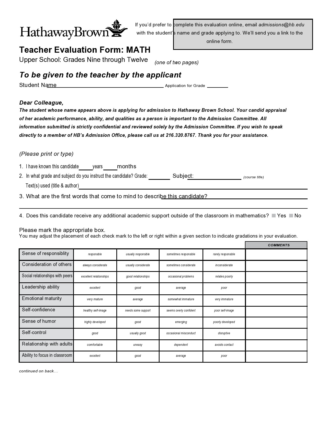 50 Printable Teacher Evaluation Forms Free TemplateLab