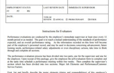 8 Performance Evaluation Samples Templates Examples