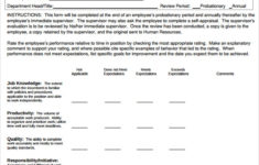 8 Performance Evaluation Samples Templates Examples