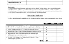 82 With Employee Appraisal Samples Resume Format