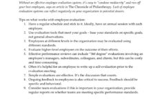 9 Employee Evaluation Form Examples PDF Examples
