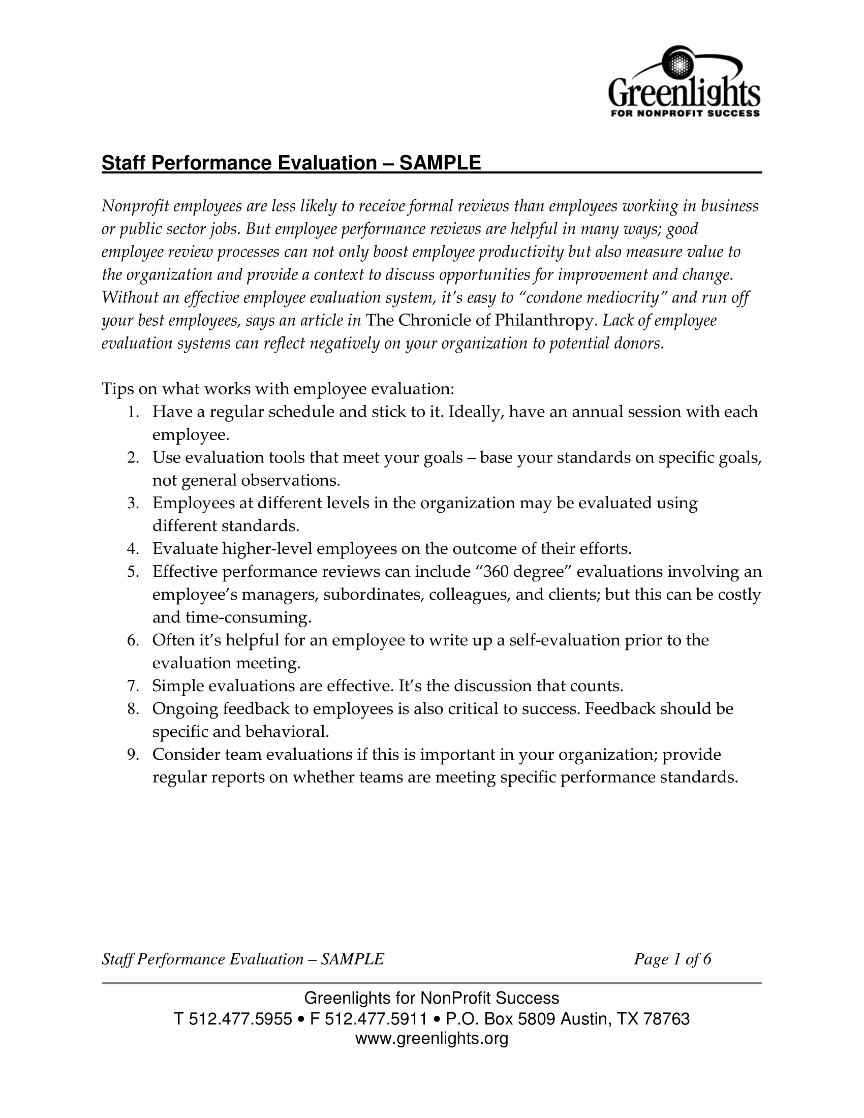 13 Printable Employee Performance Evaluation Examples - vrogue.co