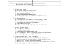 9 Employee Evaluation Form Examples PDF Examples