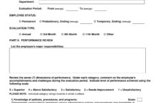 9 Employee Evaluation Form Examples PDF Examples