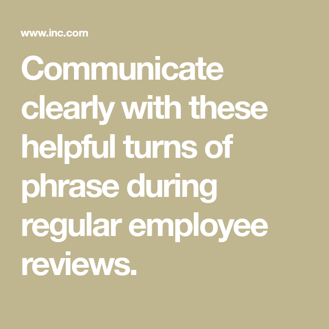 9 Smart Phrases To Use In Employee Evaluations 
