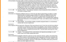 Annual Performance Review Employee Self Evaluation