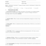 Associate Evaluation Fill Out And Sign Printable PDF
