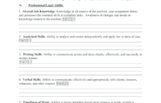 Associate Evaluation Fill Out And Sign Printable PDF