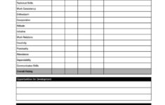 Blank Evaluation Form Template SampleTemplatess