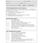 Child Care Employee Evaluation Form Templates At