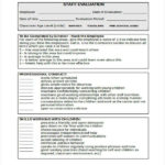 Child Care Staff Evaluation Form Free 29 Sample Employee