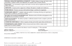 Custodian Evaluation Comments Fill Online Printable