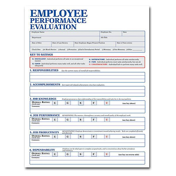Doc Sample With Images Evaluation Employee Employee 