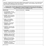 Employee Evaluation Excel Template Fill Online