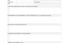 Employee Evaluation Form Employee Performance Evaluation