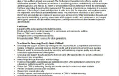 Employee Evaluation Form Example 13 Free Word PDF