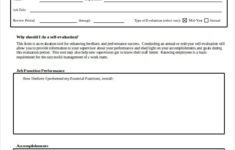 Employee Evaluation Form Example 13 Free Word PDF