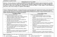 EMPLOYEE EVALUATION FORM In Word And Pdf Formats