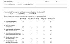 Employee Evaluation Form In Word And Pdf Formats
