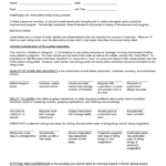 Employee Evaluation Form In Word And Pdf Formats