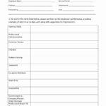 Employee Evaluation Form Template Awesome 2019 Employee