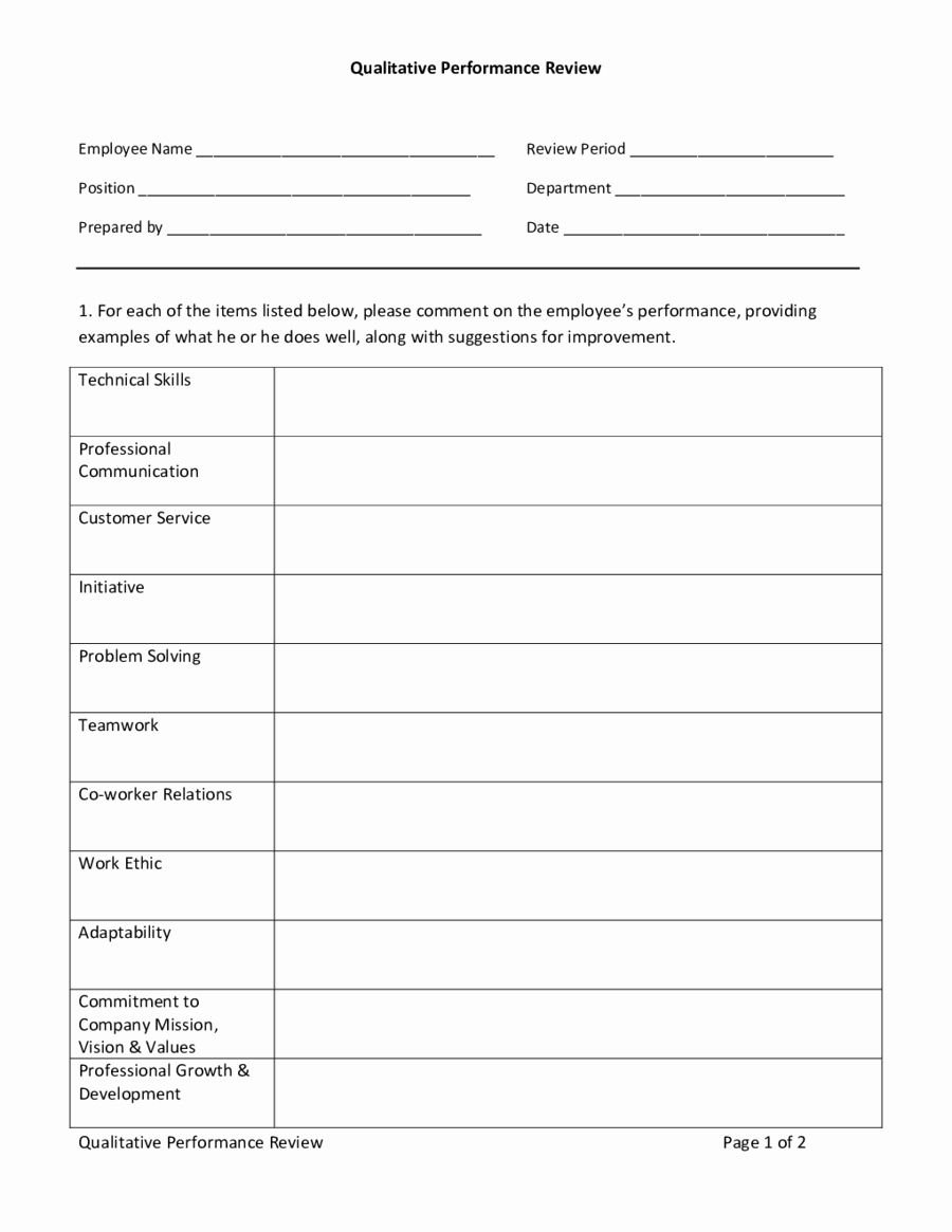 Employee Evaluation Form Template Awesome 2019 Employee 