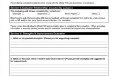 Employee Evaluation Form Template Word Addictionary