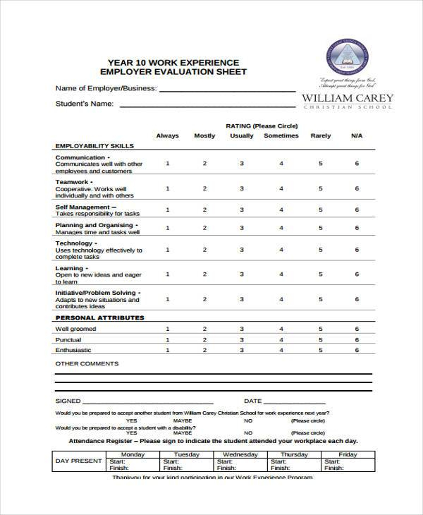 Employee Evaluation Form Veterinary How To Create A 