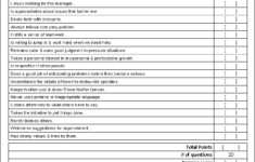 Employee Evaluation Of Manager