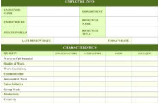 Employee Evaluation Template Excel Accounting124